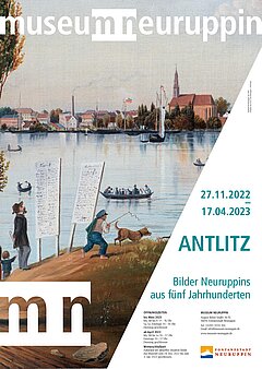 Plakat zur Ausstellung ANTLITZ