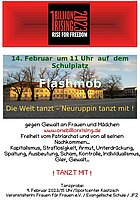 Plakat zum Flashmob