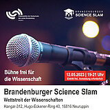 Plakat zum Science Slam am 12.5.23
