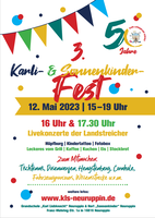 Plakat zum 3. Karli- und Sonnenkinder-Fest